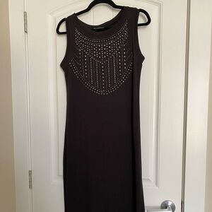 NWOT Black Embellished Maxi Dress - Size L